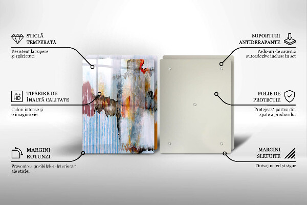 Tábua de cortar Tintas abstratas