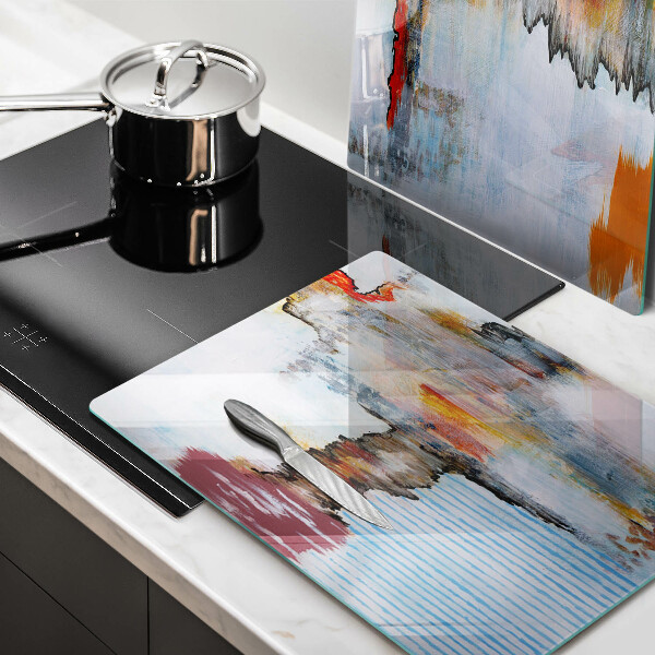 Tábua de cortar Tintas abstratas