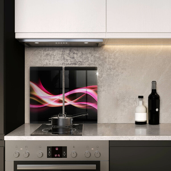 Tábua para cozinha Fumaça neon abstrata