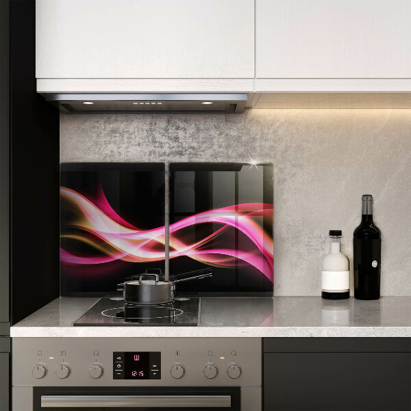 Tábua para cozinha Fumaça neon abstrata