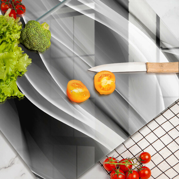 Tábua de cortar alimentos Linhas de fumaça abstratas