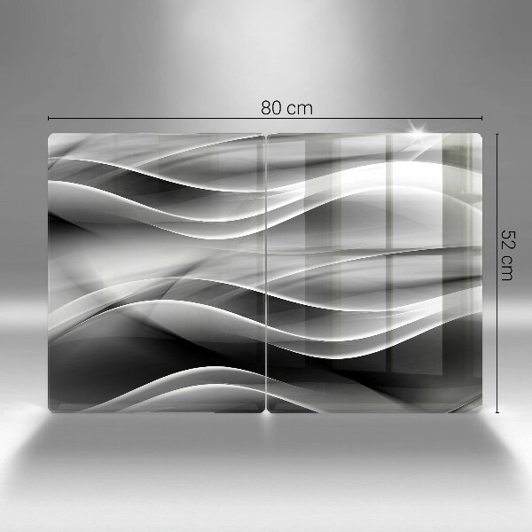 Tábua de cortar alimentos Linhas de fumaça abstratas