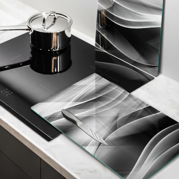 Tábua de cortar alimentos Linhas de fumaça abstratas