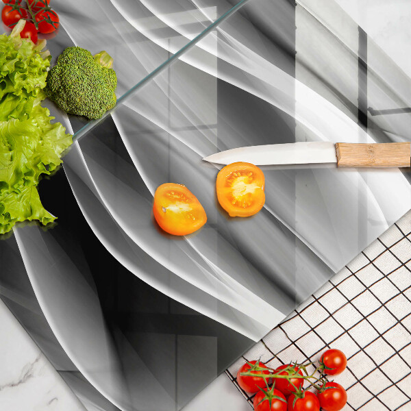 Tábua de cortar alimentos Linhas de fumaça abstratas