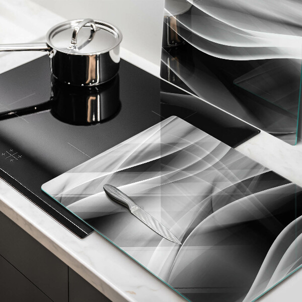 Tábua de cortar alimentos Linhas de fumaça abstratas