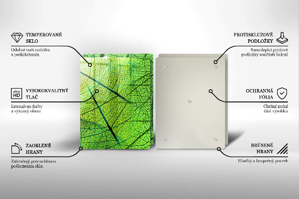 Tábua para cozinha Natureza das nervuras das folhas