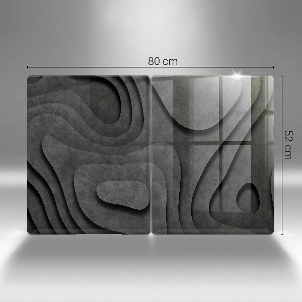 Tábua para cozinha Formas de pedra 3D