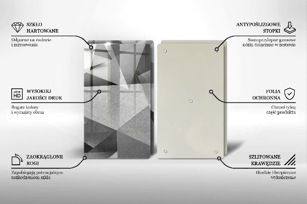 Tábua para corte Abstração concreta nítida