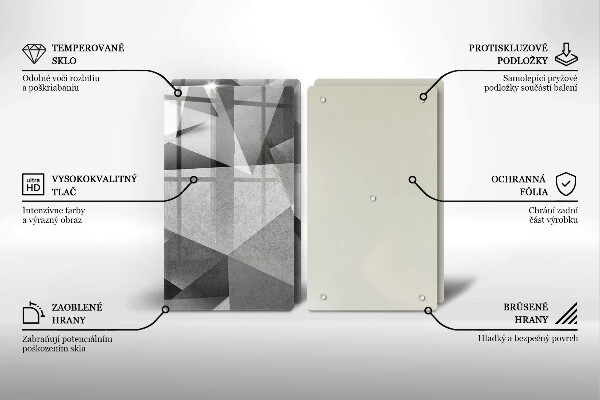 Tábua para corte Abstração concreta nítida