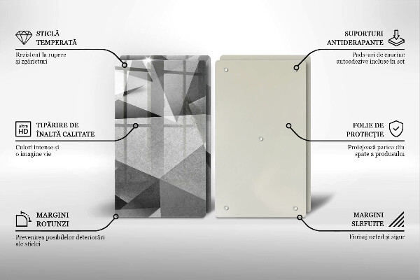 Tábua para corte Abstração concreta nítida