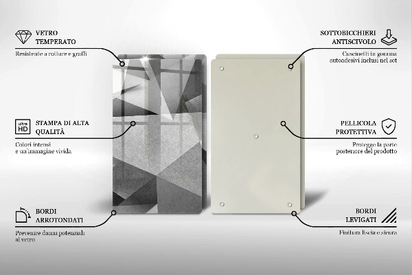 Tábua para corte Abstração concreta nítida