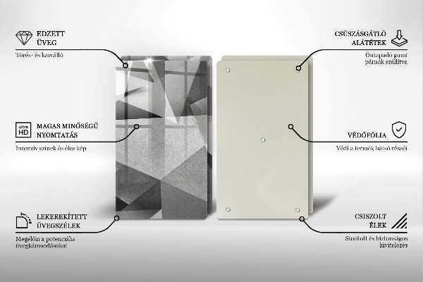 Tábua para corte Abstração concreta nítida