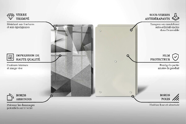 Tábua para corte Abstração concreta nítida