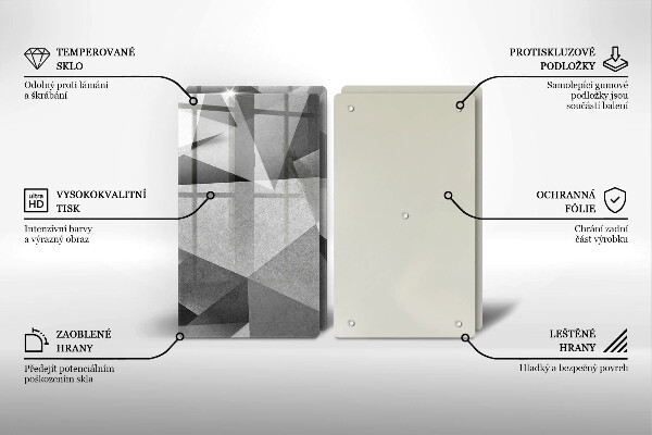 Tábua para corte Abstração concreta nítida