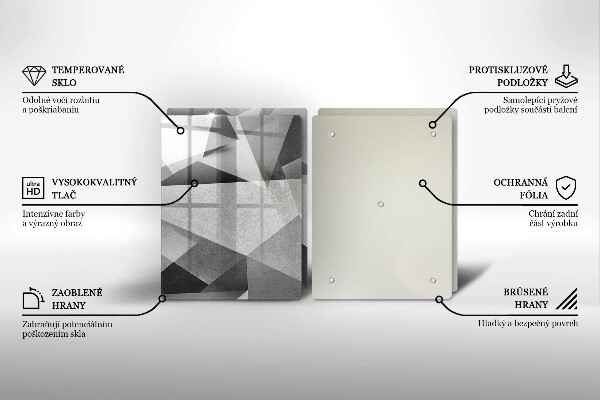 Tábua para corte Abstração concreta nítida