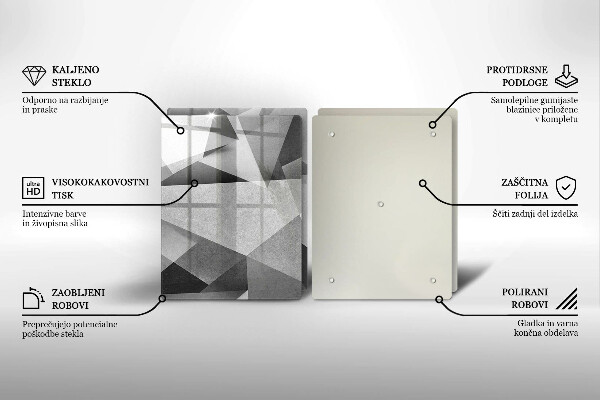 Tábua para corte Abstração concreta nítida