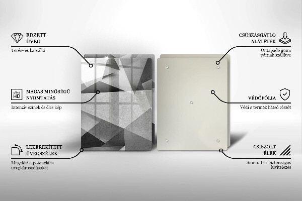 Tábua para corte Abstração concreta nítida