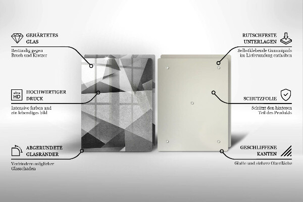 Tábua para corte Abstração concreta nítida