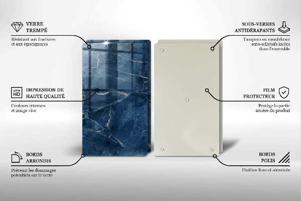 Tábua cozinha Textura de pedra de mármore