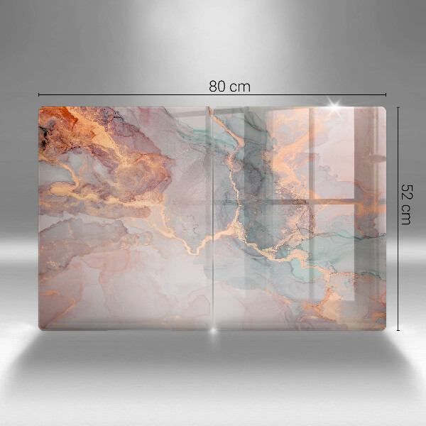 Tábua corte Mármore com ouro