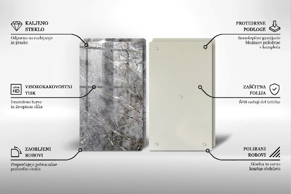 Tábua cozinha Textura de pedra