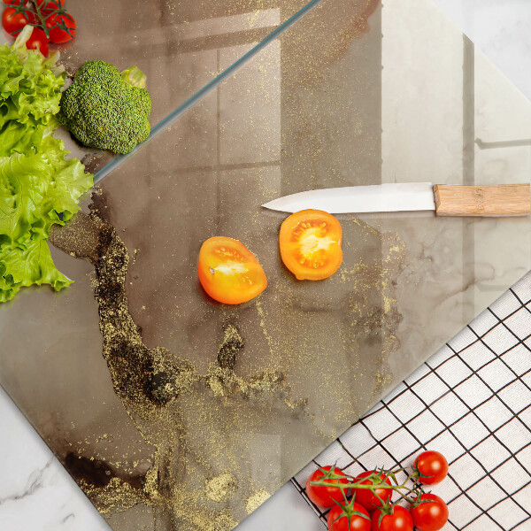 Tábua para cozinha Ouro abstrato
