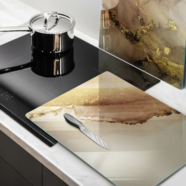 Tábua para cozinha Ouro abstrato