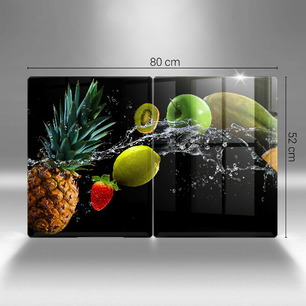 Tábua de corte Fruta na água