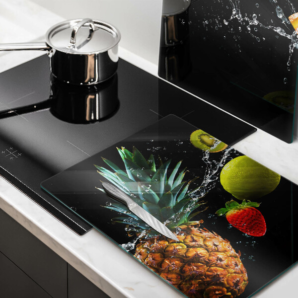 Tábua de corte Fruta na água