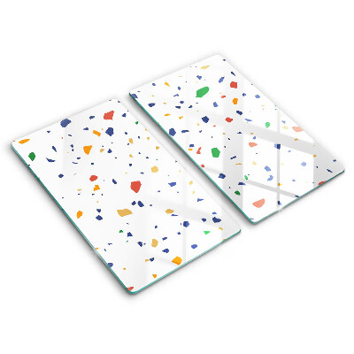 Tábua de corte de vidro Grés colorido