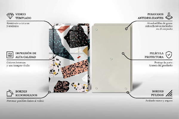 Tábua para corte Pedra de porcelana