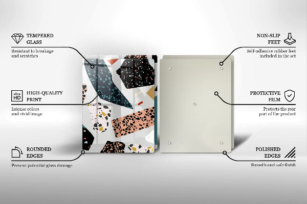 Tábua para corte Pedra de porcelana