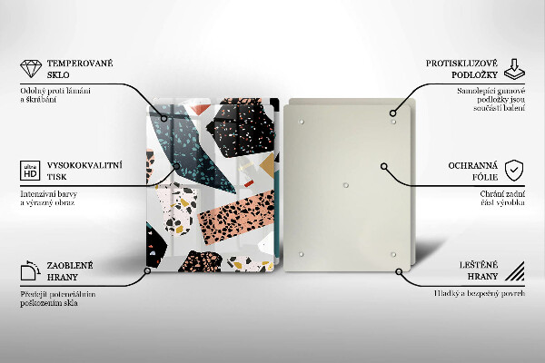 Tábua para corte Pedra de porcelana