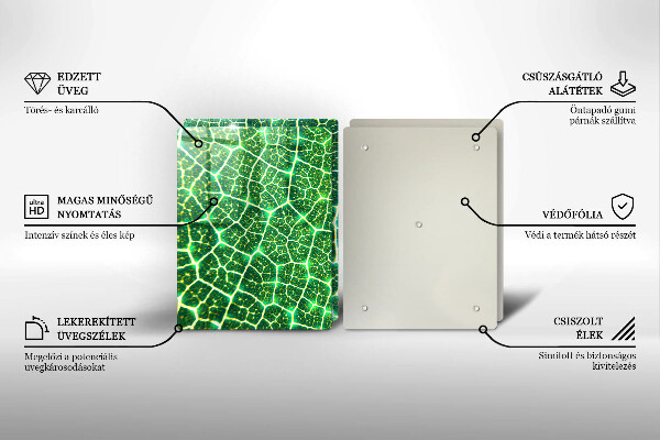 Tábua de cortar alimentos Estrutura da folha