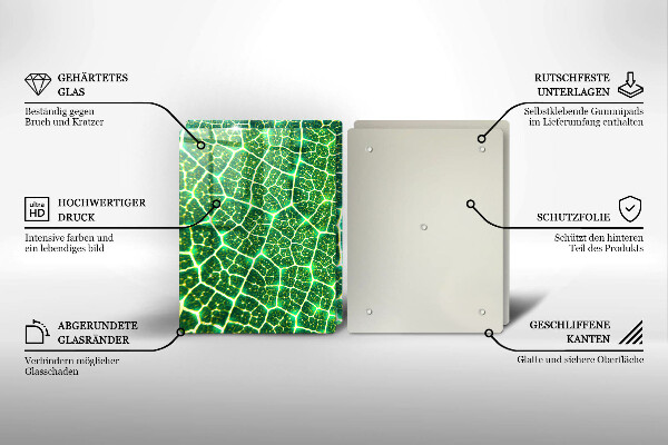 Tábua de cortar alimentos Estrutura da folha