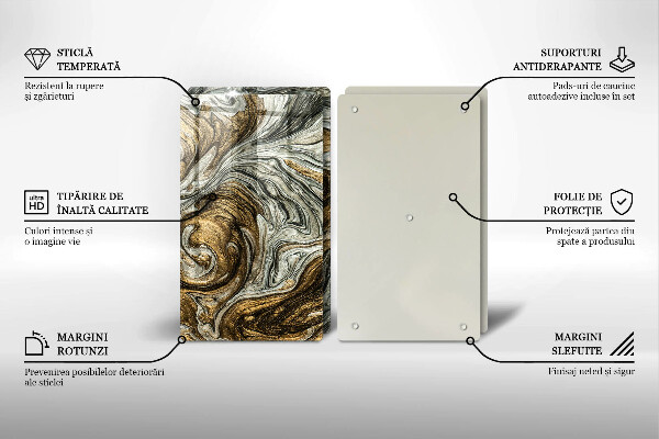 Tábua de cortar Abstração rica