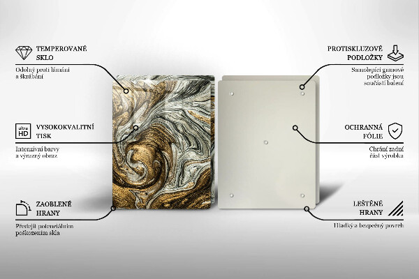 Tábua de cortar Abstração rica