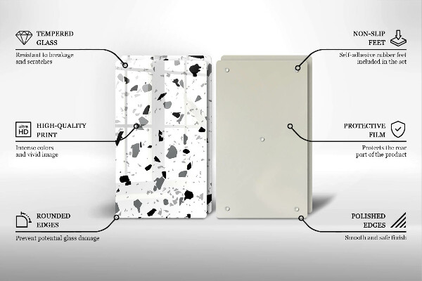 Tábua para cozinha Grés decorativo