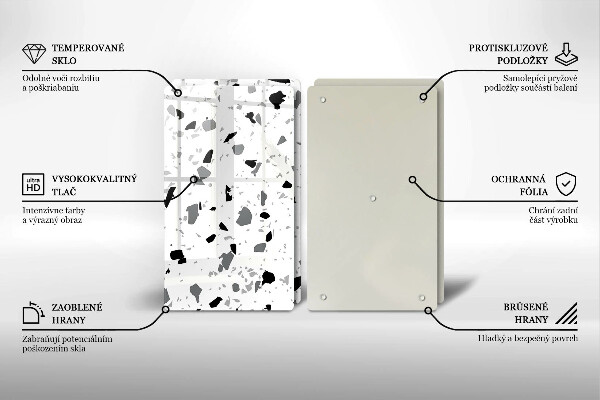 Tábua para cozinha Grés decorativo