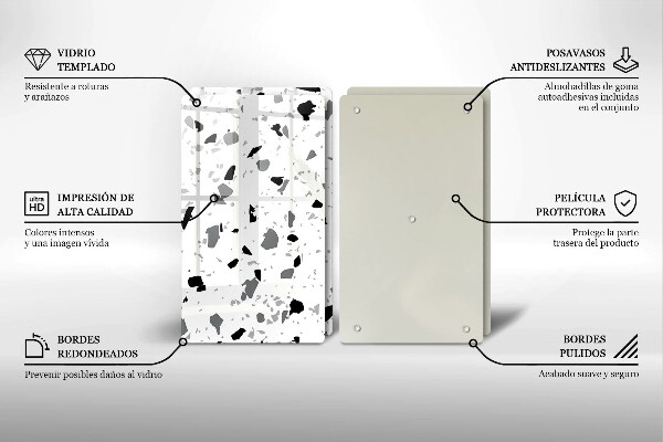 Tábua para cozinha Grés decorativo