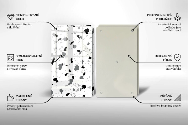 Tábua para cozinha Grés decorativo