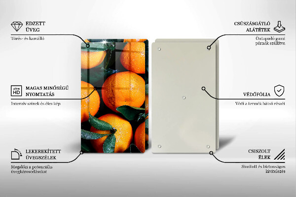 Tábua cozinha Laranjas de frutas