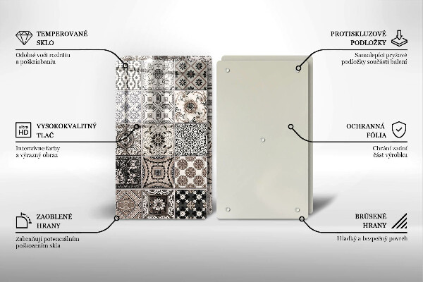 Tábua para cozinha Azulejos decorativos