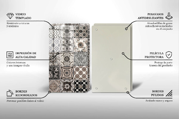 Tábua para cozinha Azulejos decorativos