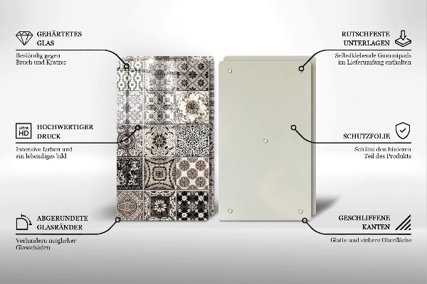 Tábua para cozinha Azulejos decorativos