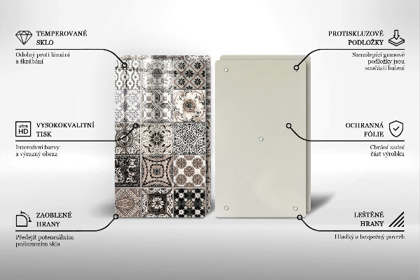 Tábua para cozinha Azulejos decorativos