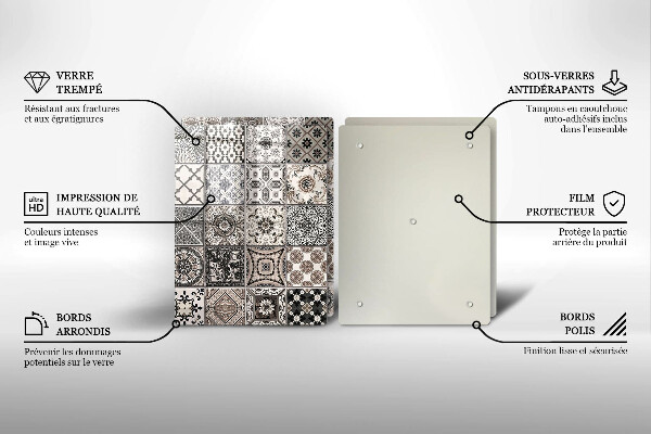 Tábua para cozinha Azulejos decorativos