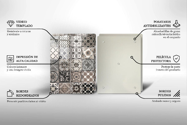 Tábua para cozinha Azulejos decorativos