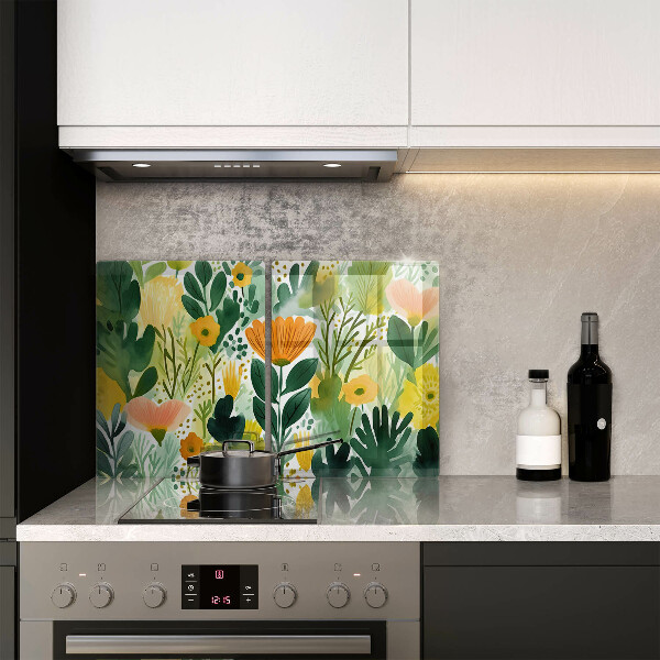 Tábua corte Flores pintadas