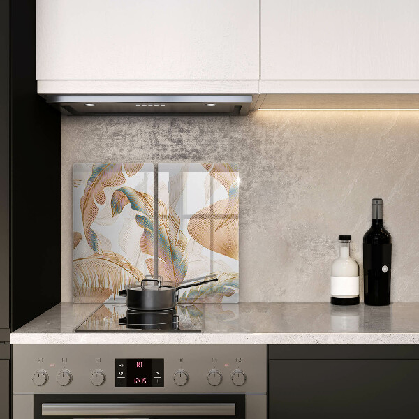 Tábua para cozinha Penas e folhas Boho